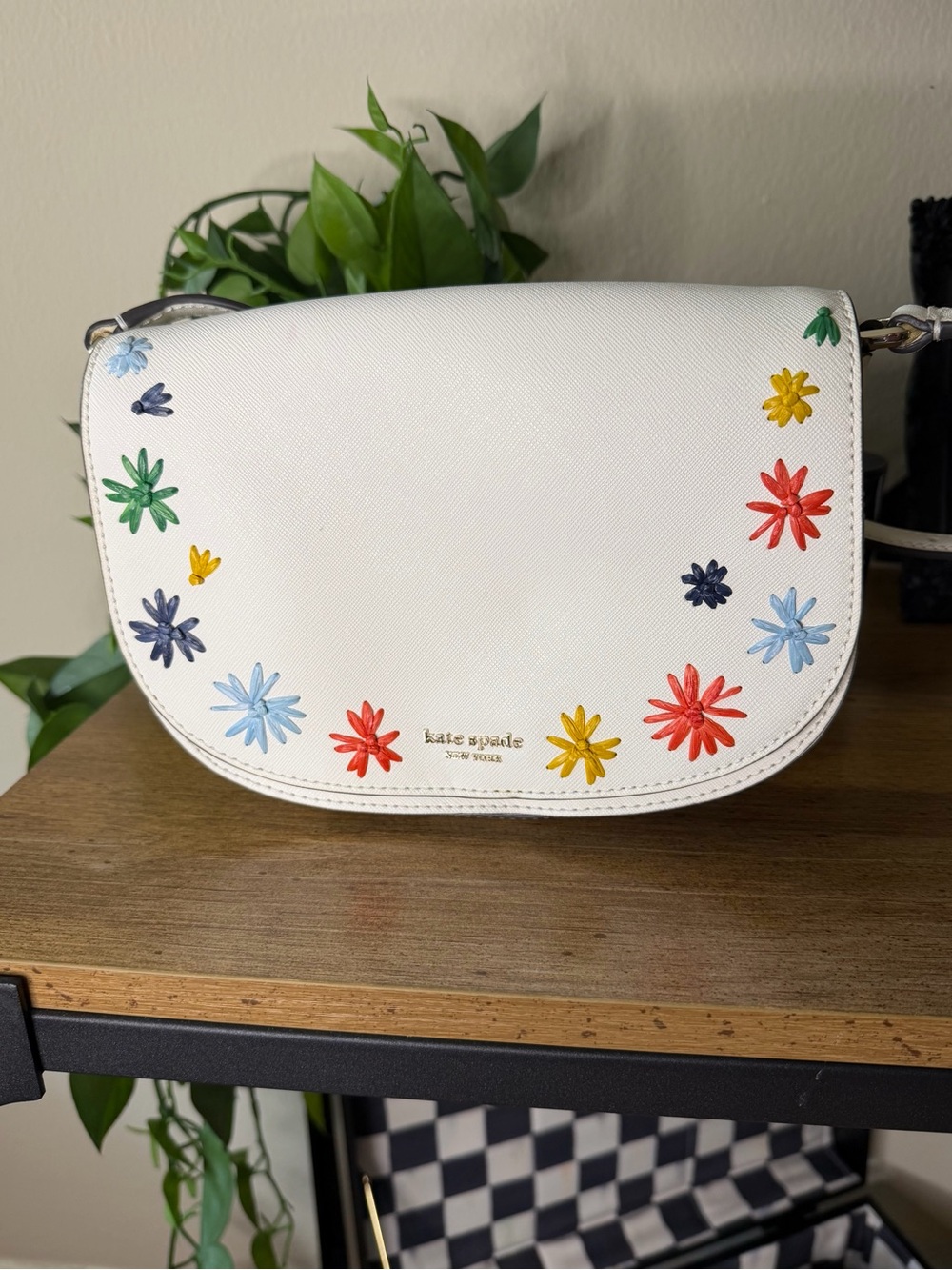 Kate Spade White Floral Crossbody Bag - Picture 1 of 3